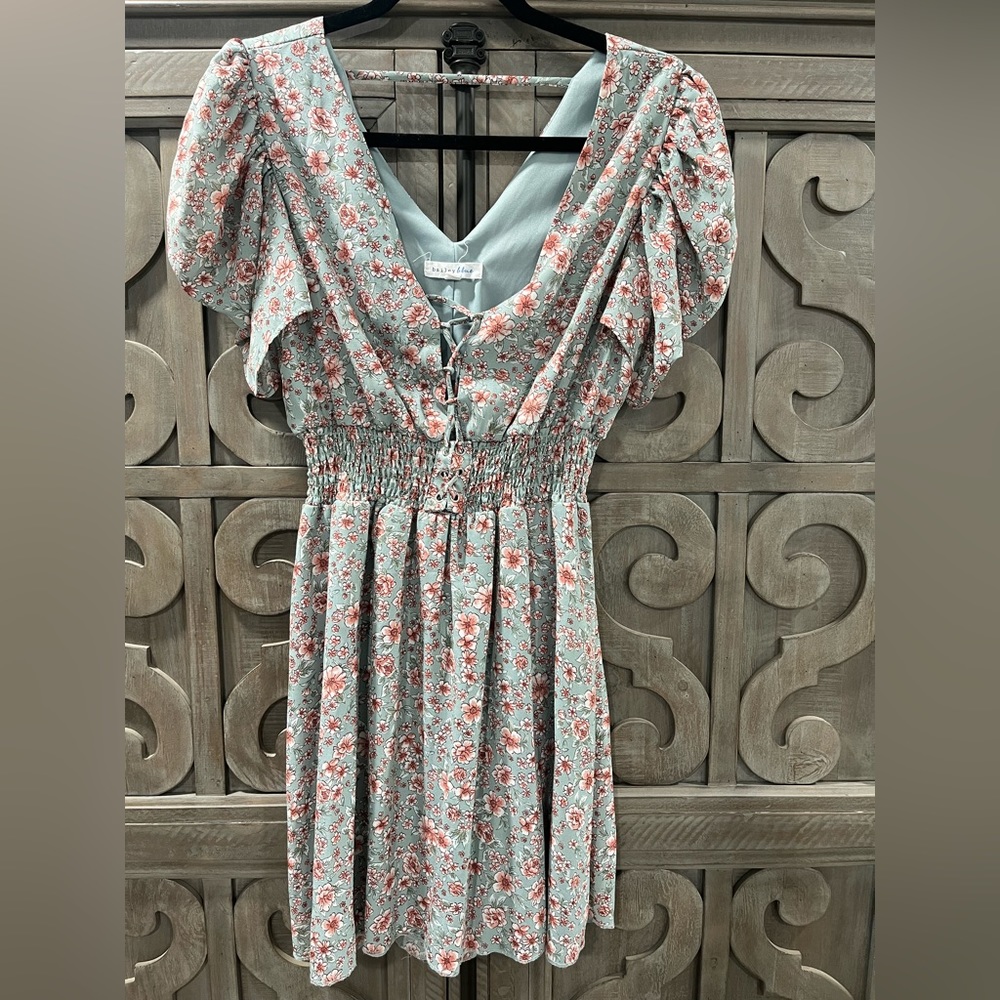 Floral spring/summer dress size medium